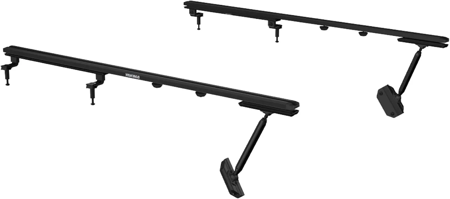 Yakima RibCage Custom Rooftop Track System with 48 Inch HD Track Sections Compatible with Jeep Wrangler JL 4DR Hardtop, Black