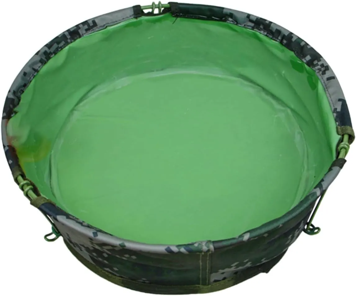 YARNOW Collapsible Wash Basin Outdoor Sink Portable Folding Bucket Made of Durable Material for Camping Hiking BBQ Random Color