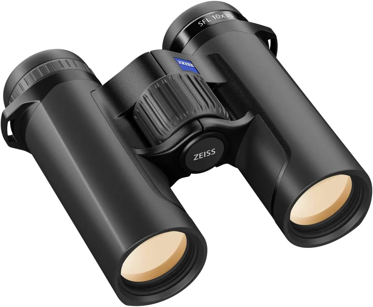 ZEISS SFL Binoculars Lightweight, Compact, Waterproof, Ultra-High Definition Coated Glass for Bird Watching, and Hunting for Twilight and Low Light Wildlife Observation with SmartFocus, Black (10x30)