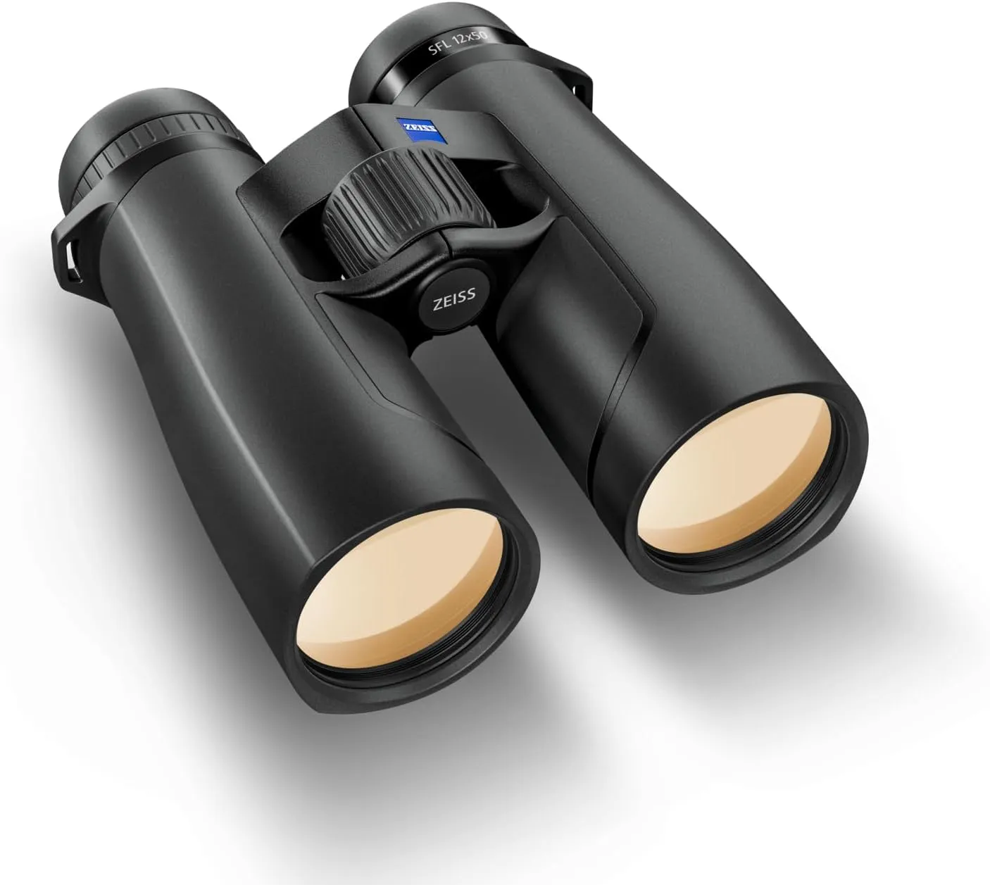 ZEISS SFL Binoculars Lightweight, Compact, Waterproof, Ultra-High Definition Coated Glass for Bird Watching, and Hunting for Twilight and Low Light Wildlife Observation with SmartFocus, Black (12x50)