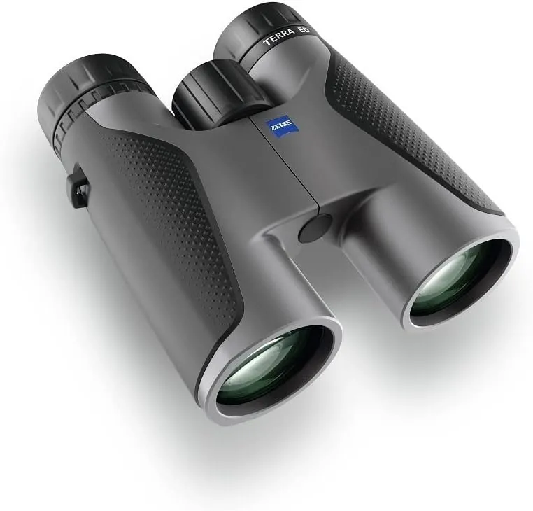 ZEISS Terra ED Binoculars 8x42 Waterproof, and Fast Focusing with Coated Glass for Optimal Clarity in All Weather Conditions for Bird Watching, Hunting, Sightseeing, Grey