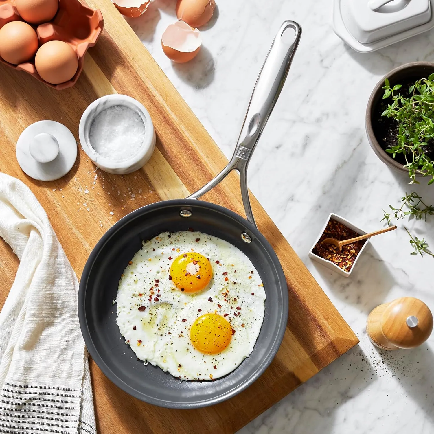 Zwilling Spirit Energy   8-inch Stainless Steel Ceramic Nonstick Fry Pan